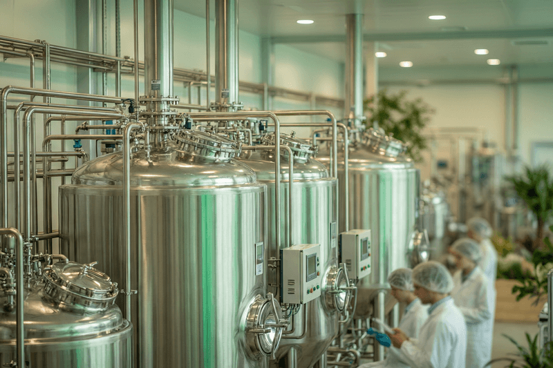 Fermentation Campus — 200+ Tanks
